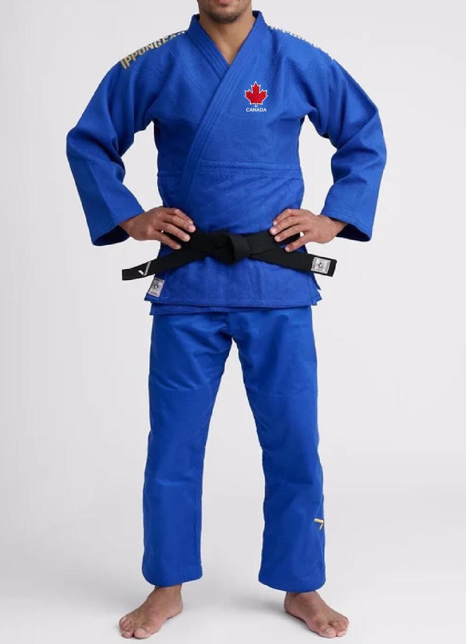 IJF Judo Jacket Legends 2 Slim Fit Blue