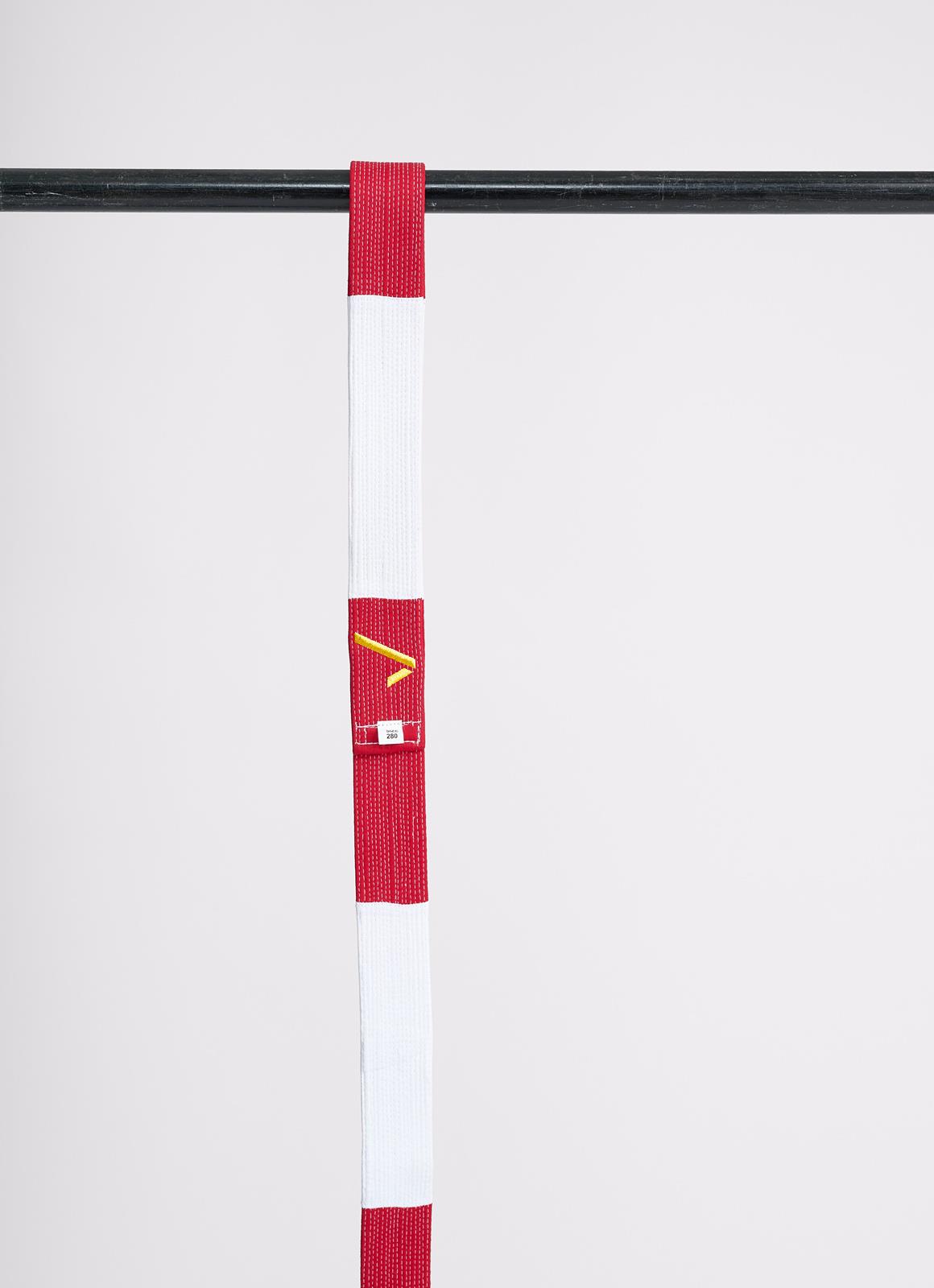 6 Dan Belt Red/White