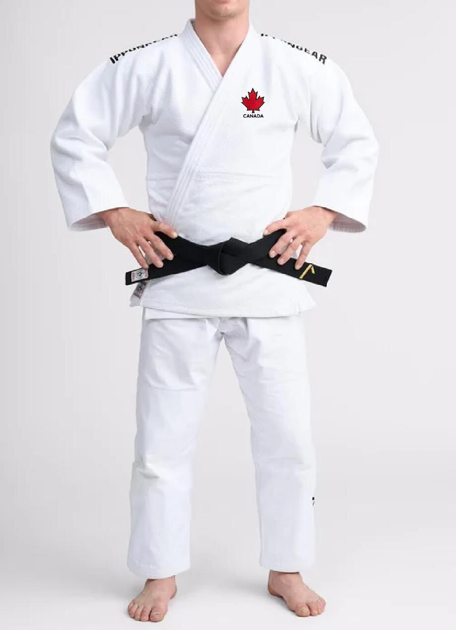 IJF Judo Jacket Legends 2 Slim Fit White