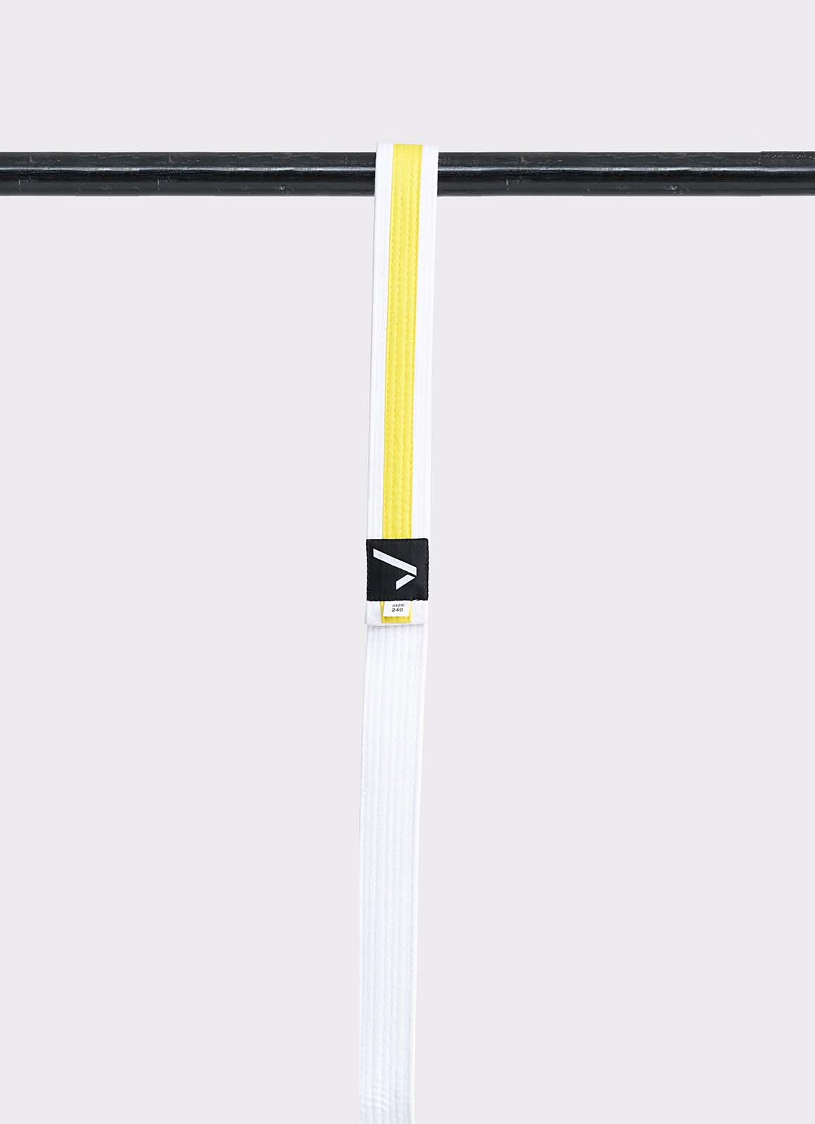 Club 2 Belt White/Yellow